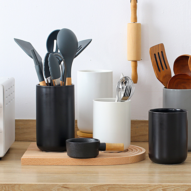 Kitchen Appliances Storage - Recipiente de armazenamento de cerâmica nórdico