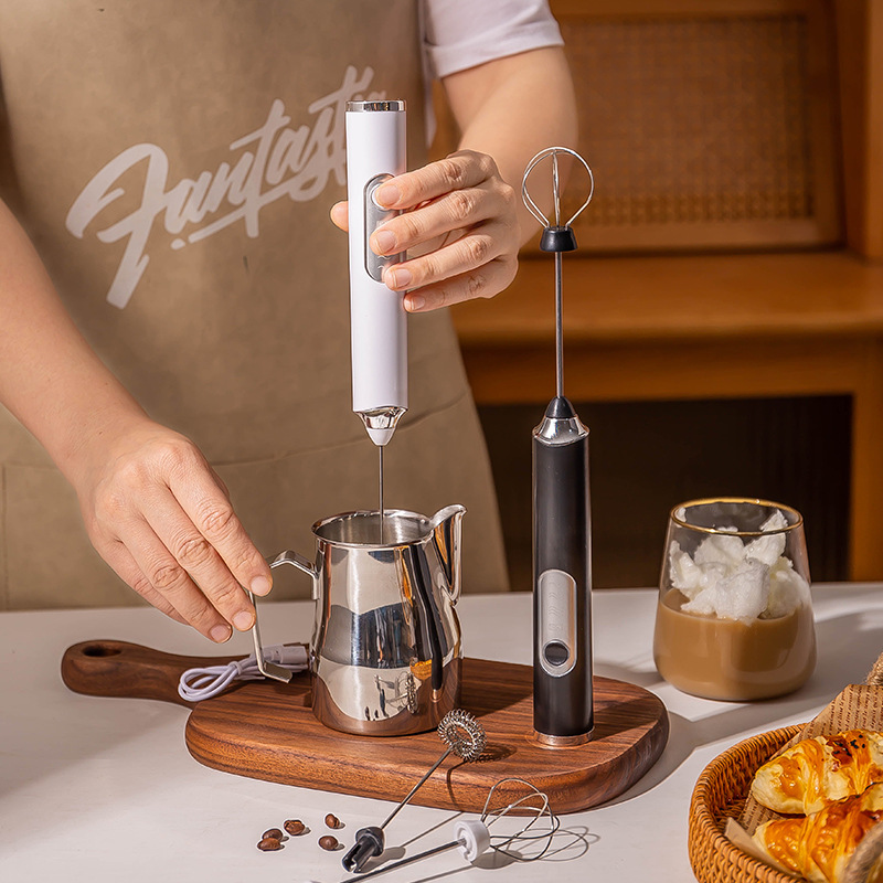 Hand Mixer Electric - Espuma de leite elétrica liquidificador sem