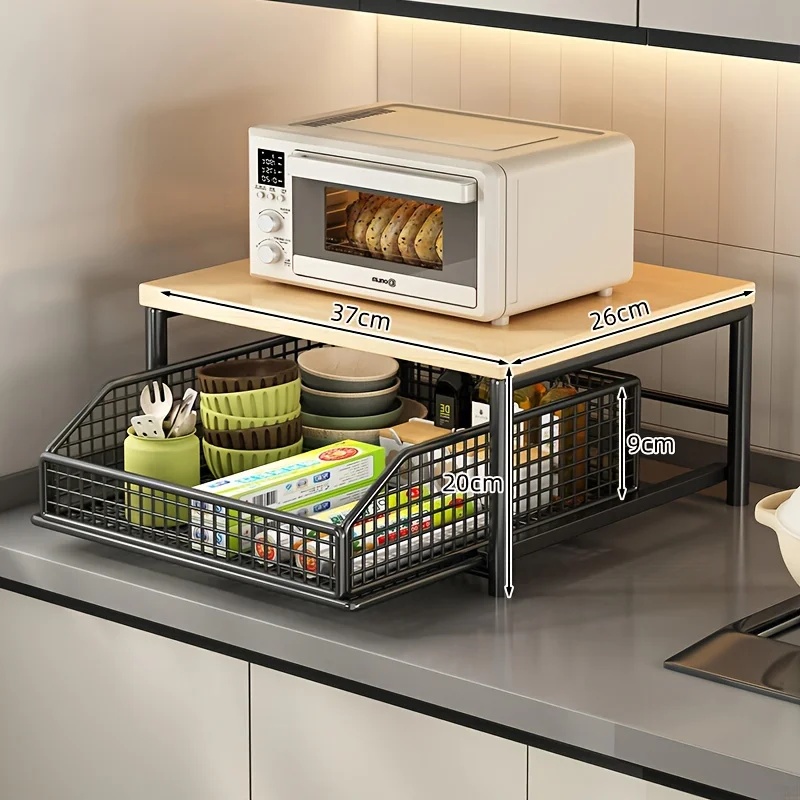 Prateleira Moderna para Micro- - Kitchen Appliances Storage avaliação e preço