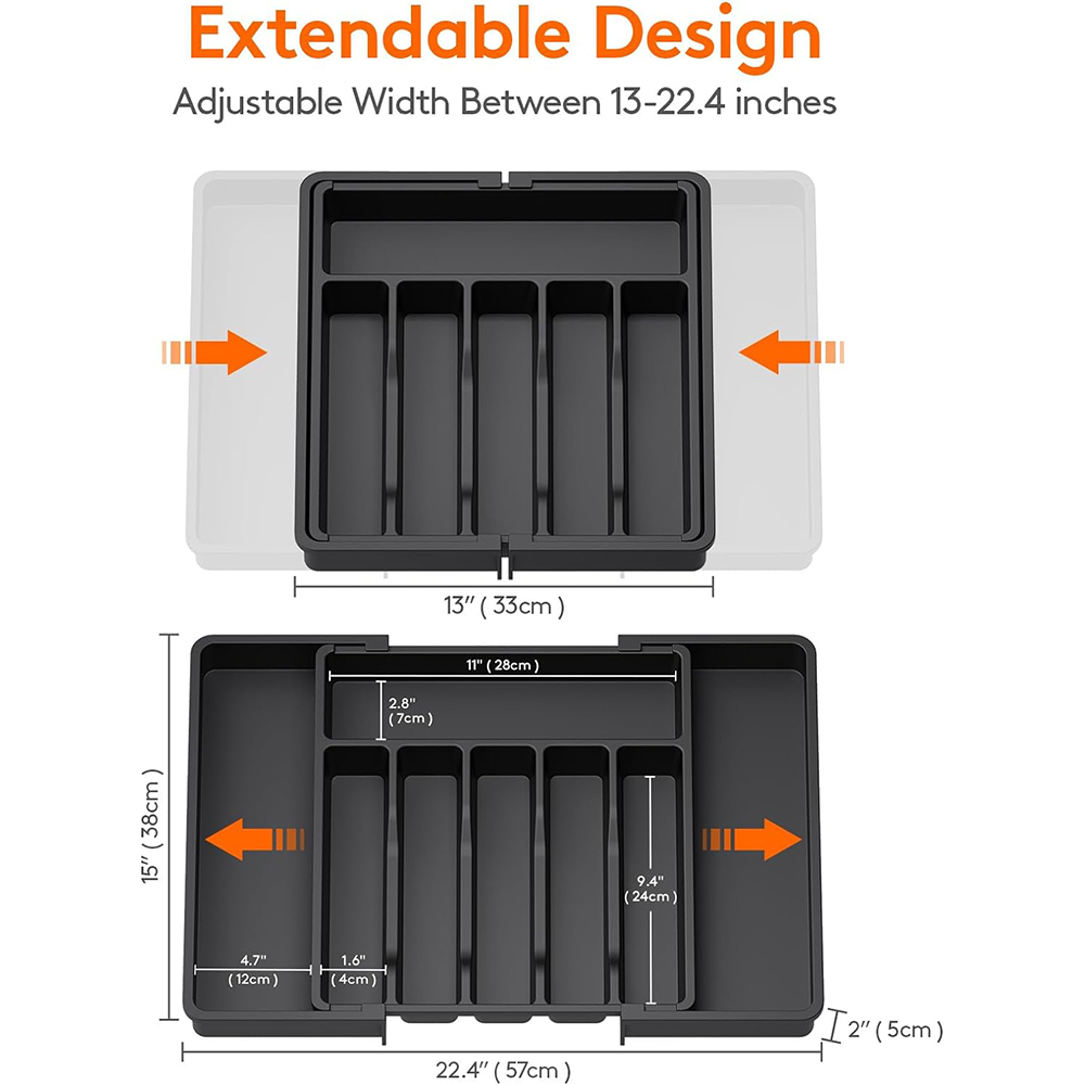 Lmetjma expansível talheres ut - Kitchen Appliances Storage avaliação e preço